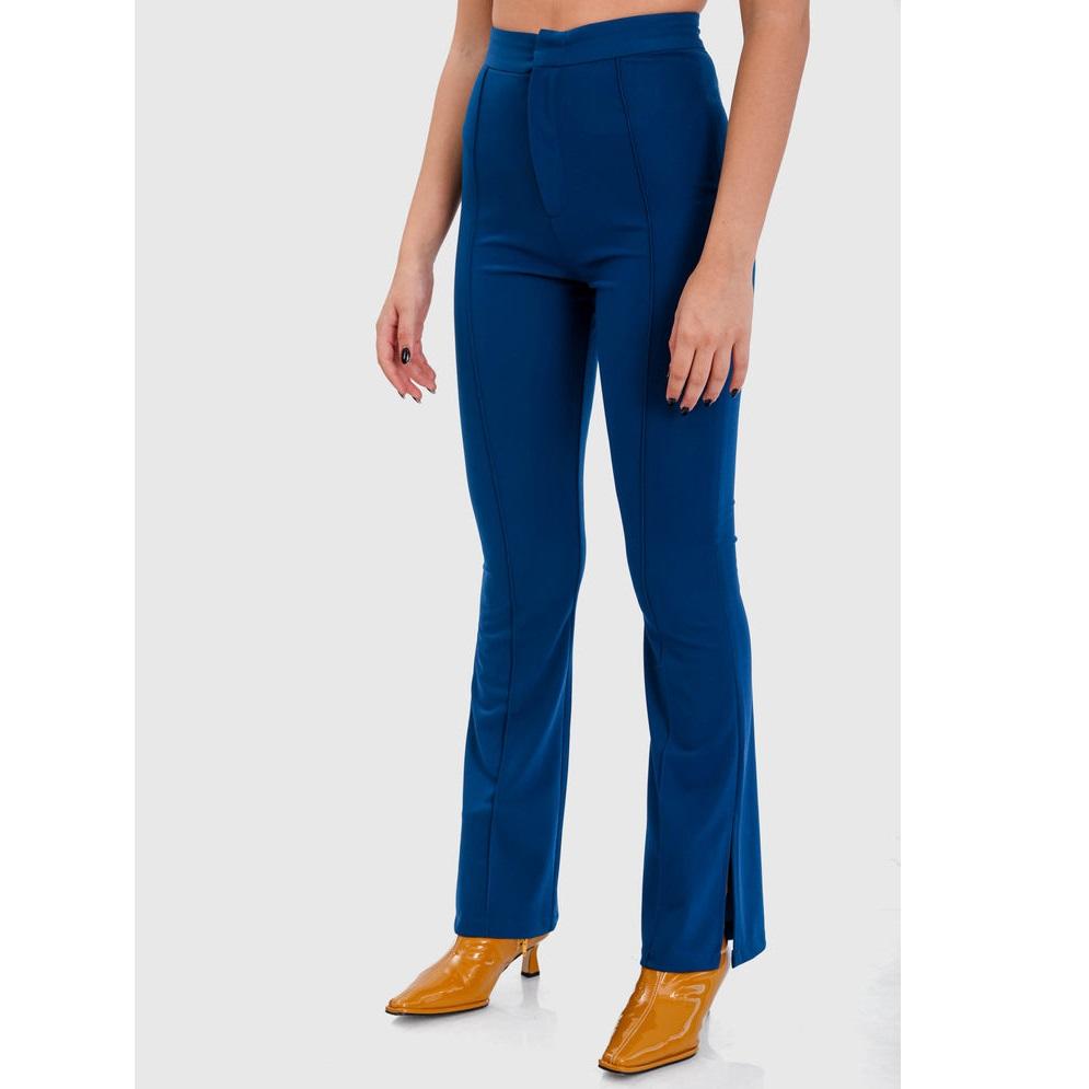 Full-length women's blended cotton multi-size office formal wear pants and trousers