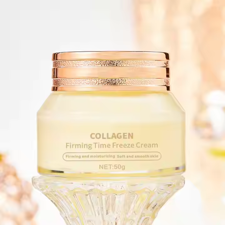 Private label organic collagen firming cream, tightening moisturizer, natural radiant skincare essence, collagen facial care