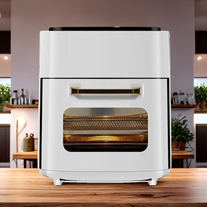 Stock Health Large Capacity 15L Kitchen Home Air Fryer Consumer Report Best Electric Digital Smart Fryer with Viewing Window