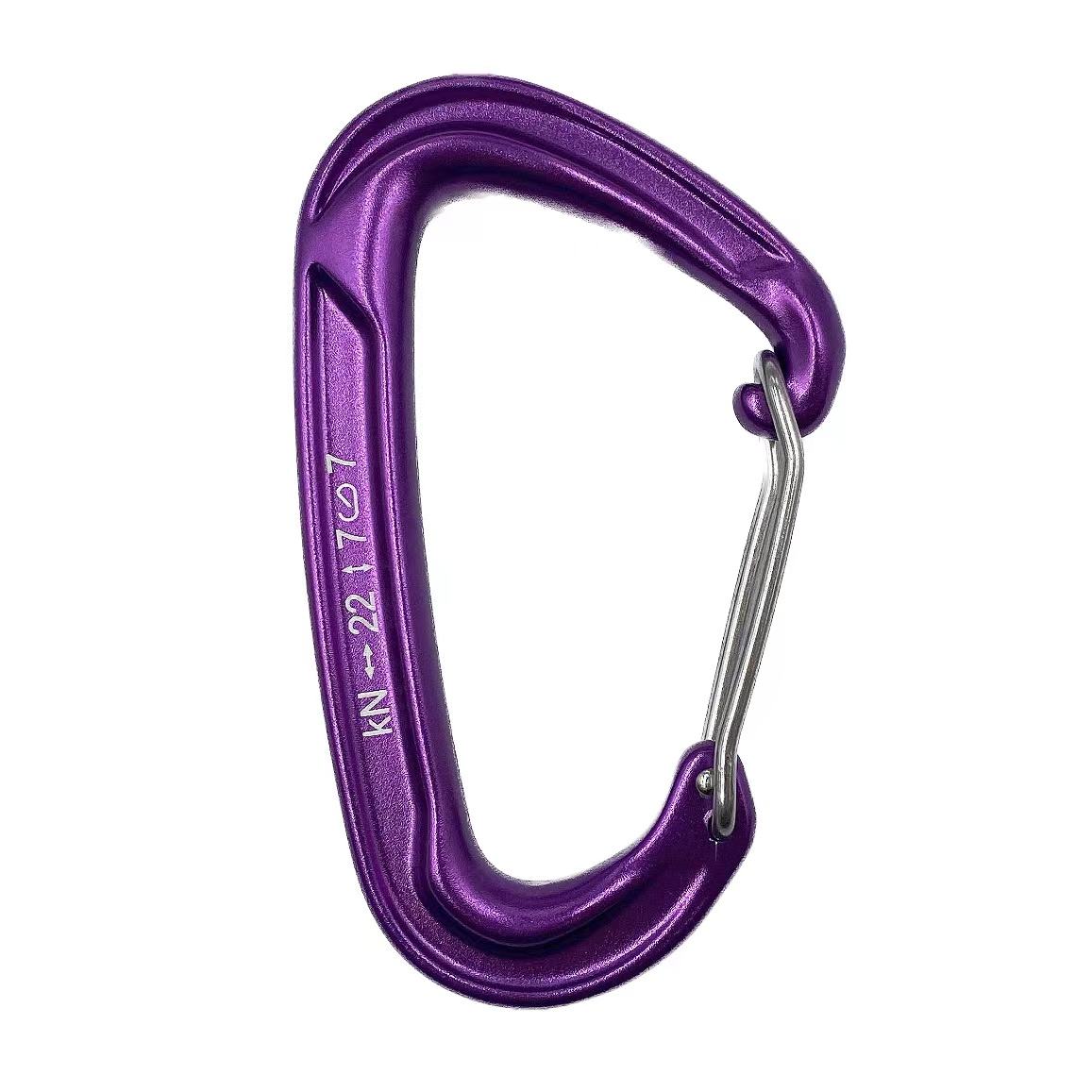 JRSGS 7075 aluminum carabiner clip 12kN/16kN/22kN lightweight climbing carabiner custom hook SGM7801/2/3/4/6/9S SGM7818S SGM7102S
