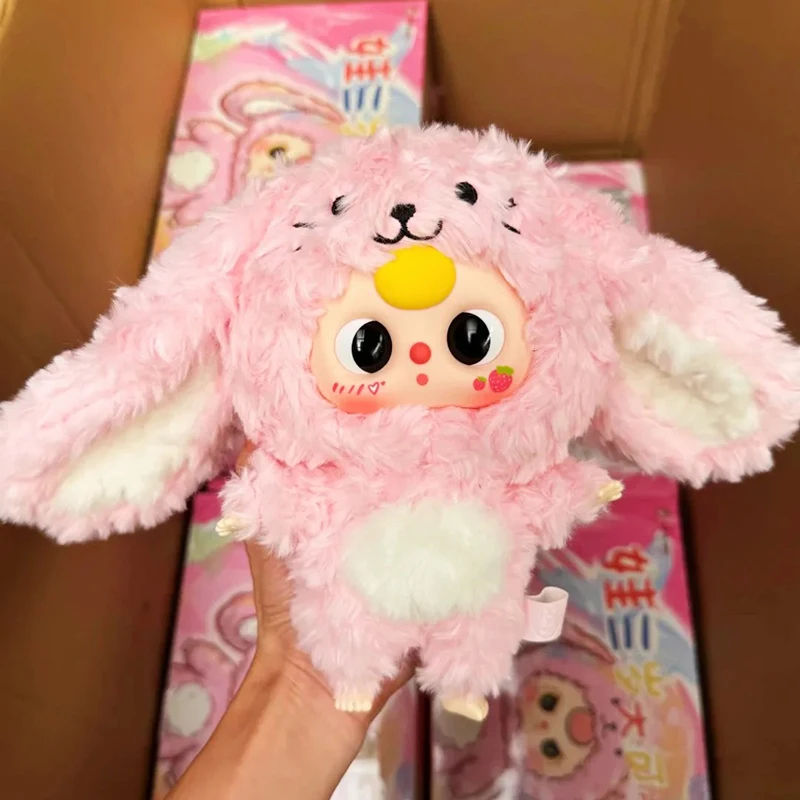 Wholesale kawaii cute vinyl face plush San V3 baby mystery surprise figure collectible model, cinnamon doll guess-doll toy